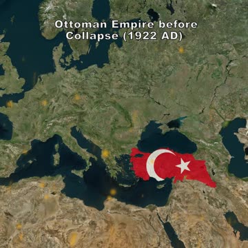 Ottoman Empire at Greatest Extent (1683 AD) vs Ottoman Empire before Collapse (1922 AD)-24