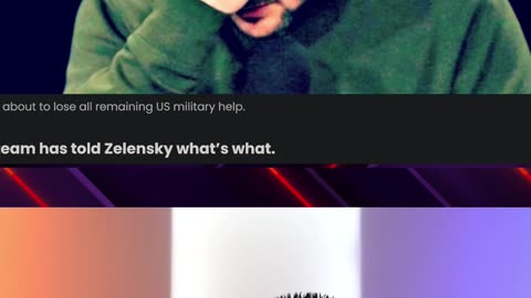 Trump Threatens To Cut This Off From Ukraine 🥤😃🍿