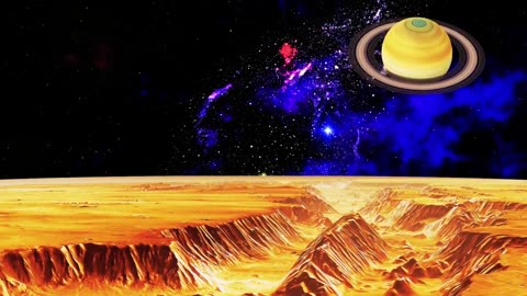 (4K) Saturn Drift - 10 hr Silent Cosmic Visuals (No Sound)