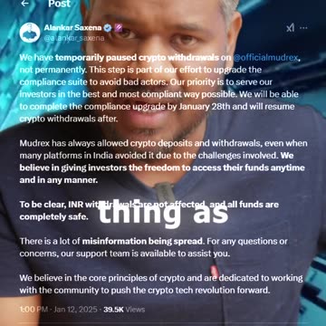 Mudrex Shutdown Alert: Secure Your Crypto Before It’s Too Late! ⚠️