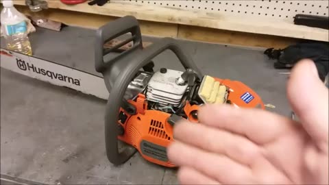 HUSQVARNA CHAINSAW MAINTENANCE REPAIRS