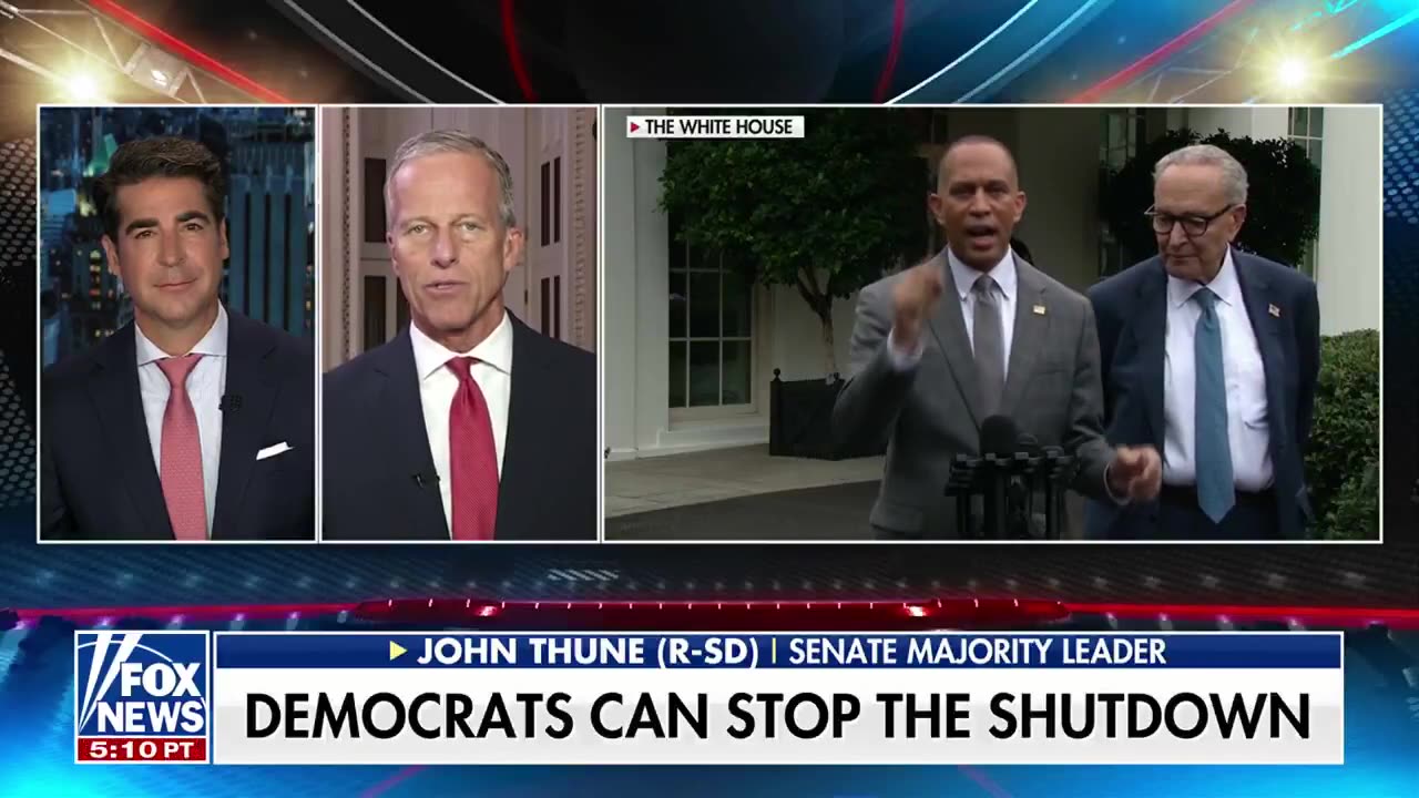 🚨 Leader Thune: Schumer & Hakeem are “WALKING DEMOCRATS OFF A CLIFF”