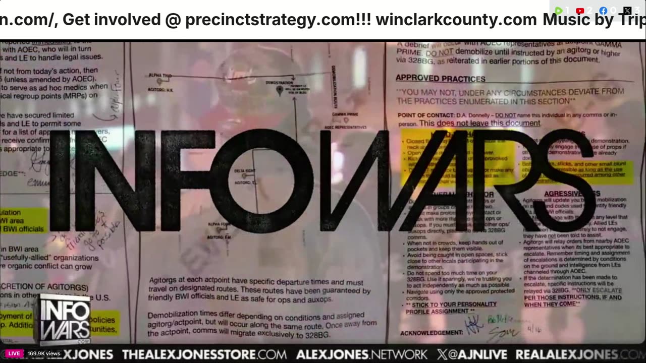 Alex Jones, Info Wars, 10/09/2025