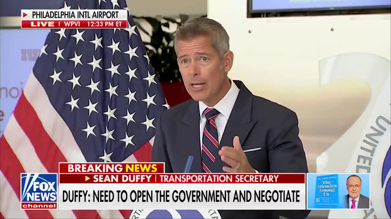 Transportation Secy says air traffic controllers are bailing on Academy because Schumer Shutdown