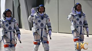 Chinese astronauts return from space station after delay blamed on space debris damage