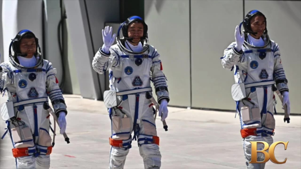 Chinese astronauts return from space station after delay blamed on space debris damage