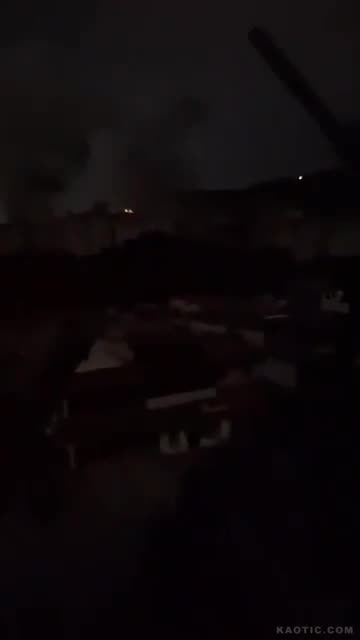 Gunfire and US helicopters over Caracas Venezuela