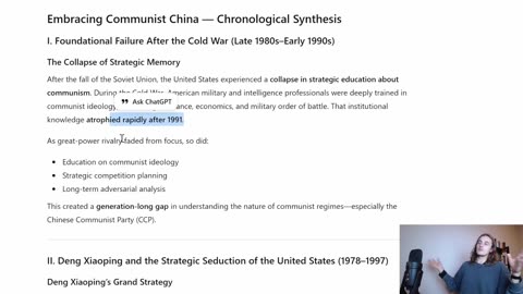 USA and China 1980s-1990s