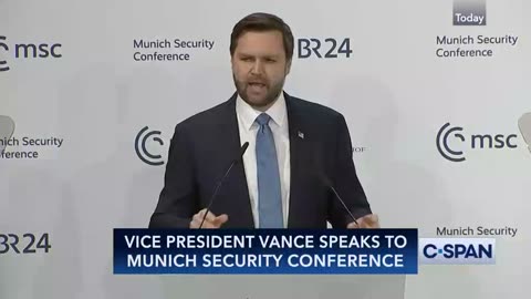 @VP J.D. Vance Delivers Remarks at Munich Security Conference