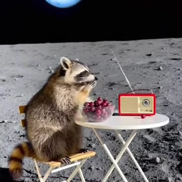 Racoons On The Moon