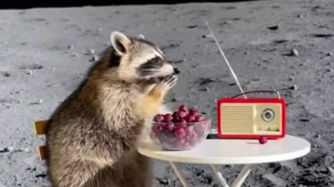 Racoons On The Moon