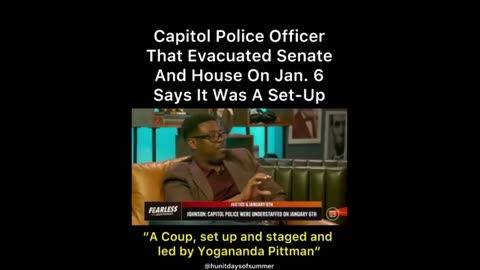 Tarik Johnson Claims Yogananda Pittman Could Have Prevented Jan 6