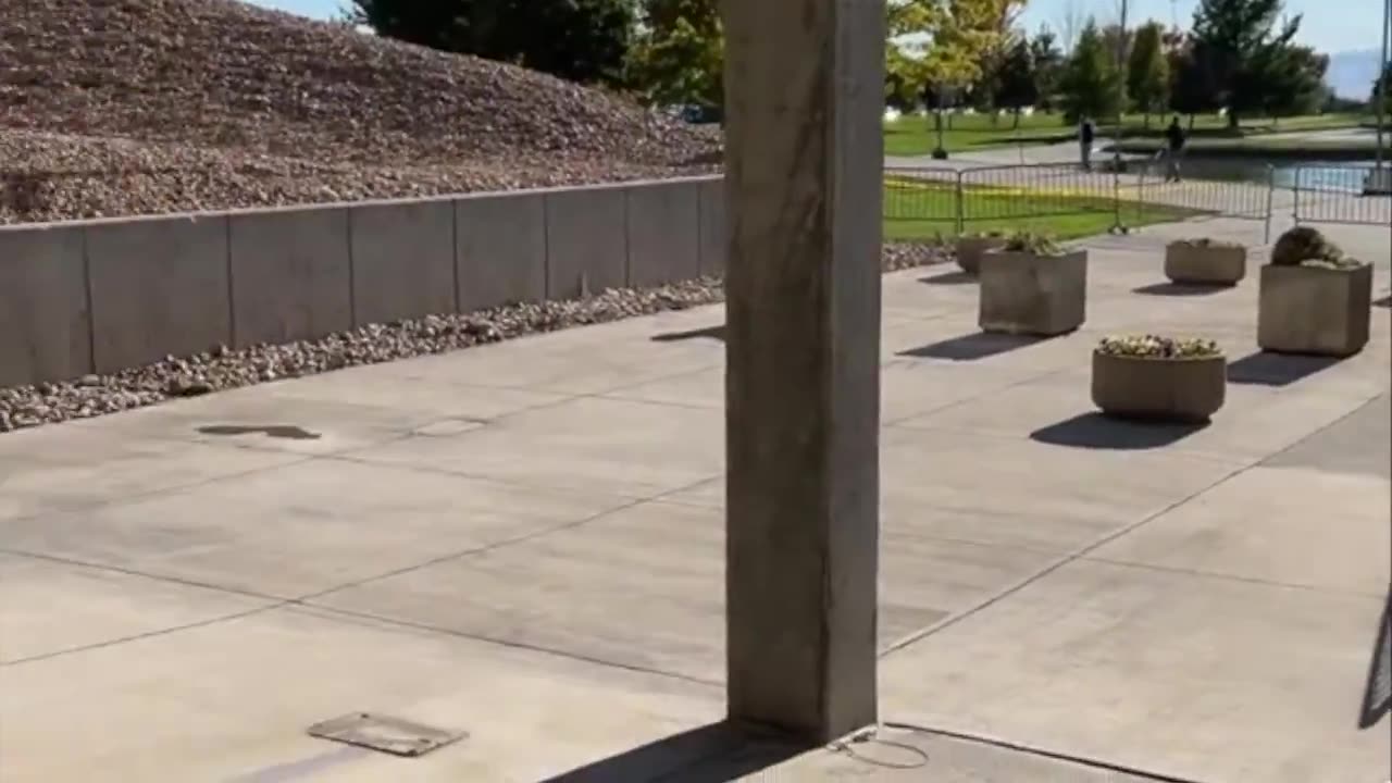 Locked trap doors at charlie kirk site