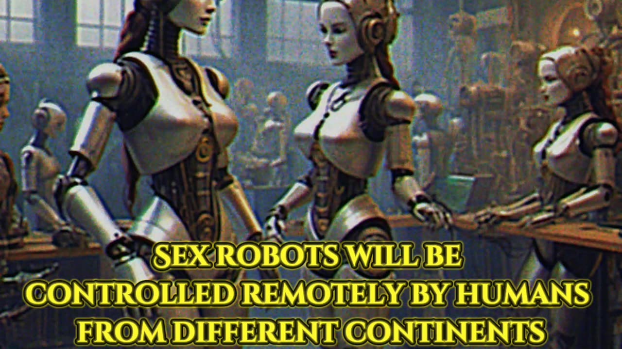 Sex robots will be 'controlled remotely by humans from different continents'