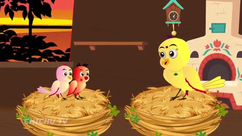 Chidiya Wala Cartoon _ Rano Chidiya Wala Hindi Cartoon_New Epsiode Kalo Kauwa Aur Chidiya_ Chichu TV