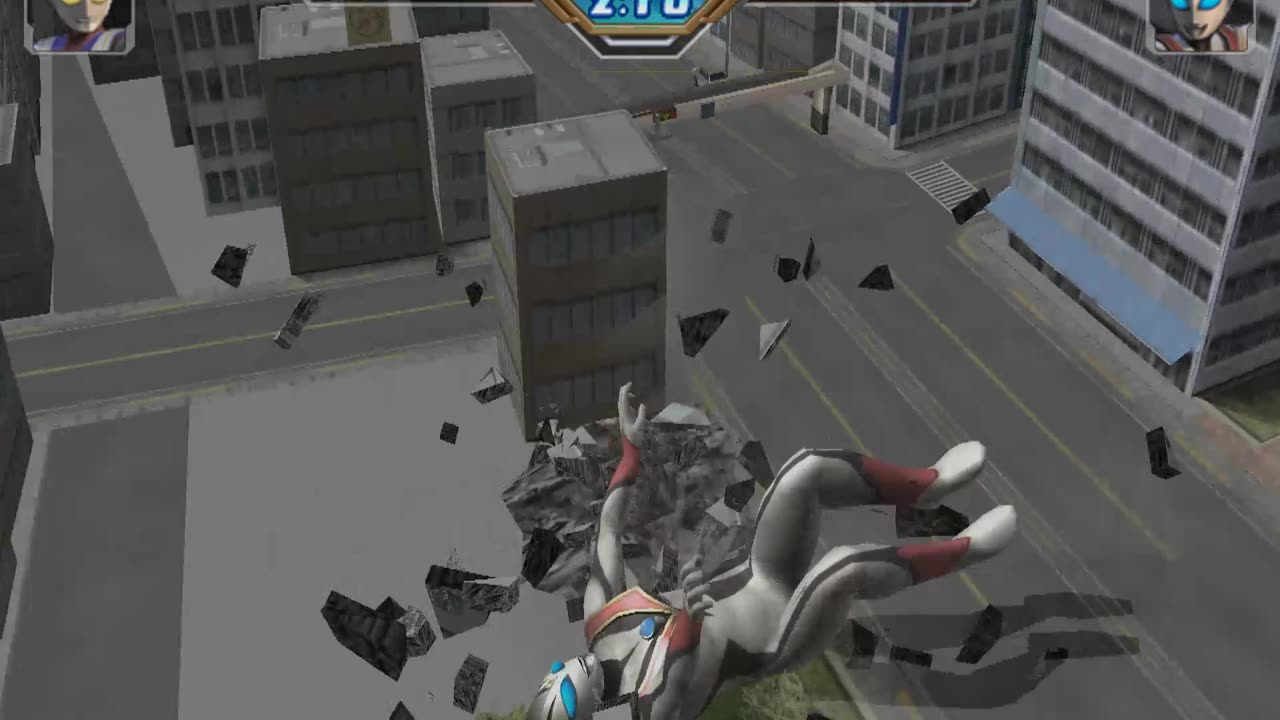 Ultraman Fighting Evolution 3 - Battle Mode - Ultraman Tiga