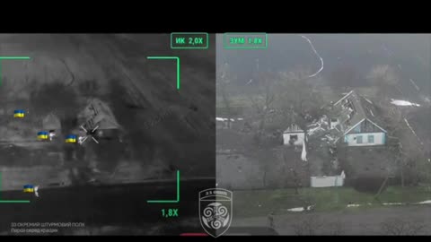 Video of the clearing of the village of Kosivtsevo, Zaporizhzhia region.