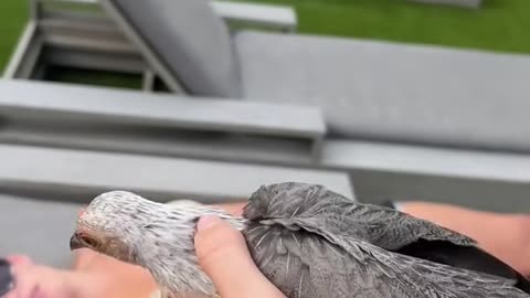 her face