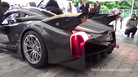 Pagani Huayra R SCREAMING V12 SOUNDS @ Goodwood Festival of Speed!