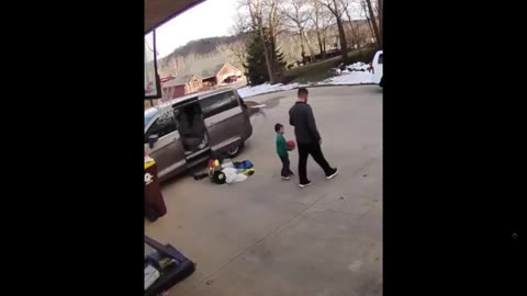 Family fun: No one would have believed it if there hadn't been a camera.