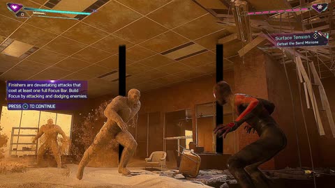 3D Without Glasses - Spiderman vs Sandman Epic Fight