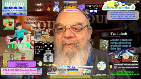 Breakfast with Elli - s8e31 - Thursday - 29 Cheshvan 5786 - 20 November 2025 - Rosh Chodesh Tonight