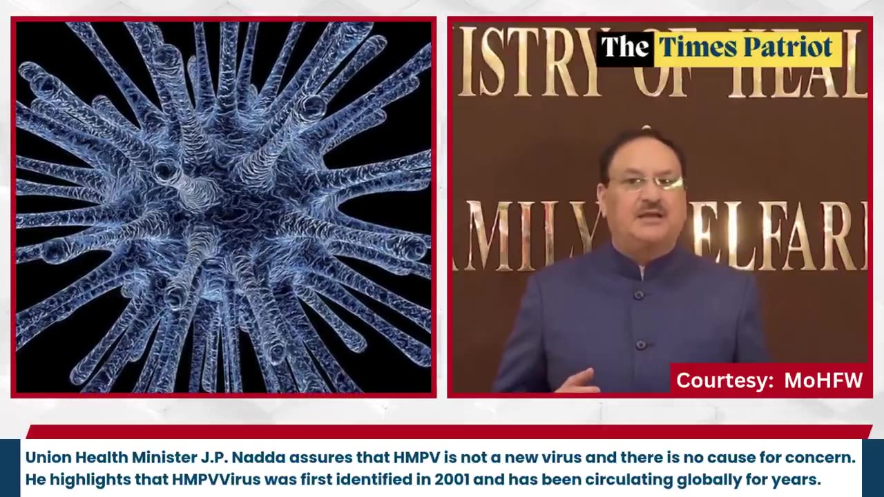 HMPV Not New, No Cause for Concern: Health Minister Nadda