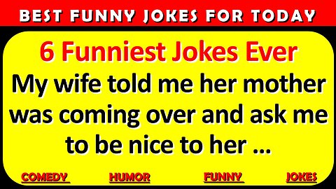 🤣 TRY NOT TO LAUGH CHALLENGE - 6 Funniest jokes ever