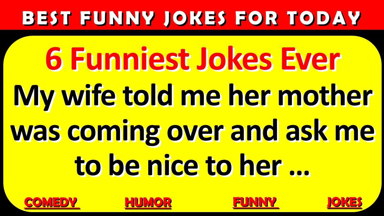 🤣 TRY NOT TO LAUGH CHALLENGE - 6 Funniest jokes ever