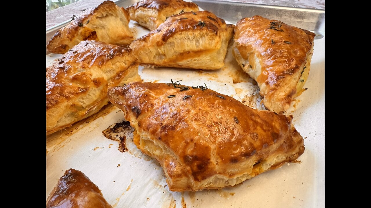 Irresistible Feta, Spinach & Caraway Hand Pies