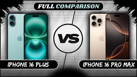 iPhone 16 Plus Vs iPhone 16 Pro Max Full Comparison | Phone Sphere