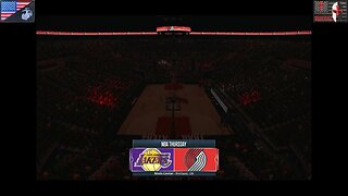 Basket Hoops 2025-2026: Game #1 [Los Angeles Lakers at Portland Trailblazers]