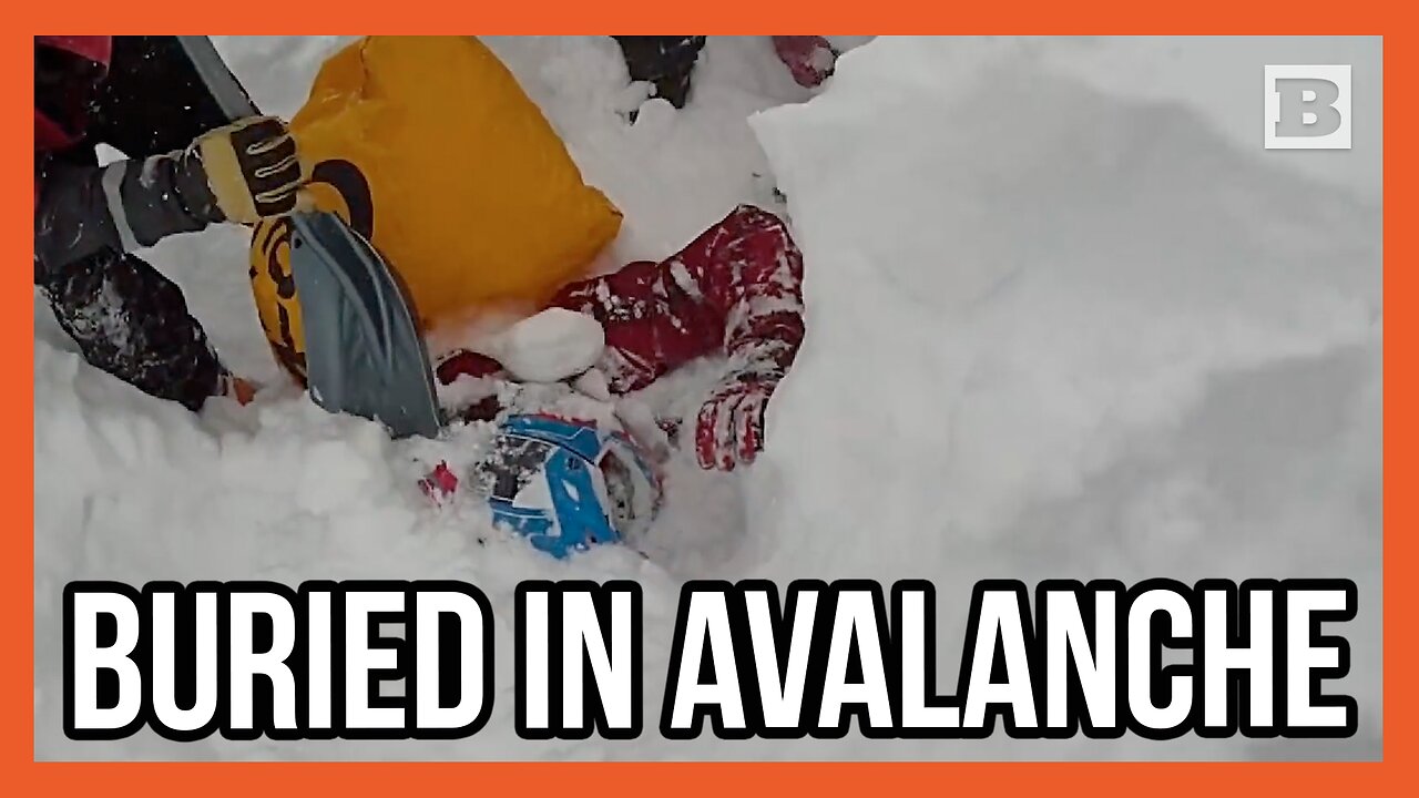 First Responders Save Man Buried Under Massive Amount of Snow After Avalanche