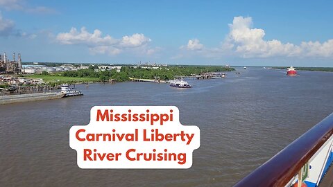 🚢 Carnival Liberty Day 1 - Embarkation: Sailing the Mississippi 🌊