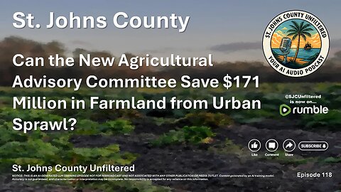 Episode 118 - Can the New AAC Save $171 Million in Farmland from Urban Sprawl?