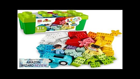 LEGO DUPLO Classic Brick Box Building Set Features Storage Organizer Toy Review