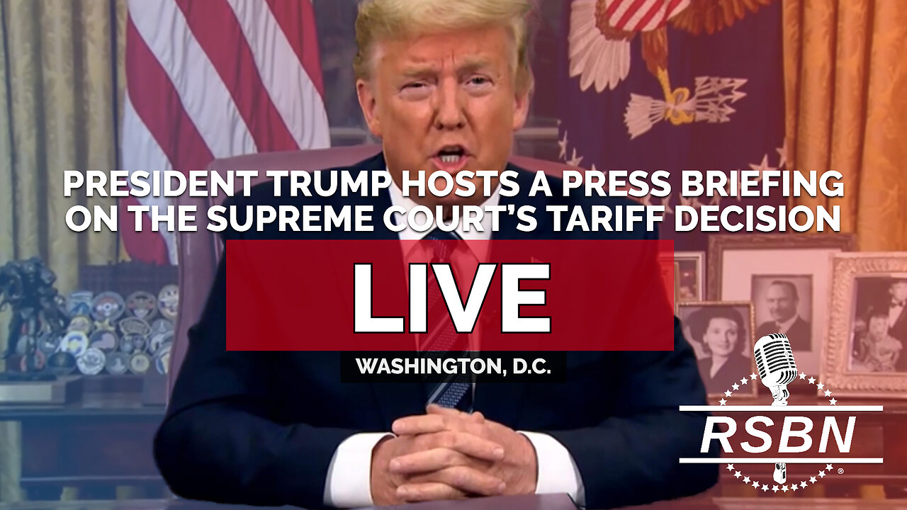 LIVE REPLAY: President Trump Hosts a Press Briefing on the Supreme Court’s Tariff Decision - 02/20/26