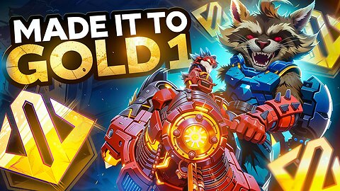 Rocket blasts to Gold 1 | Marvel Rivals