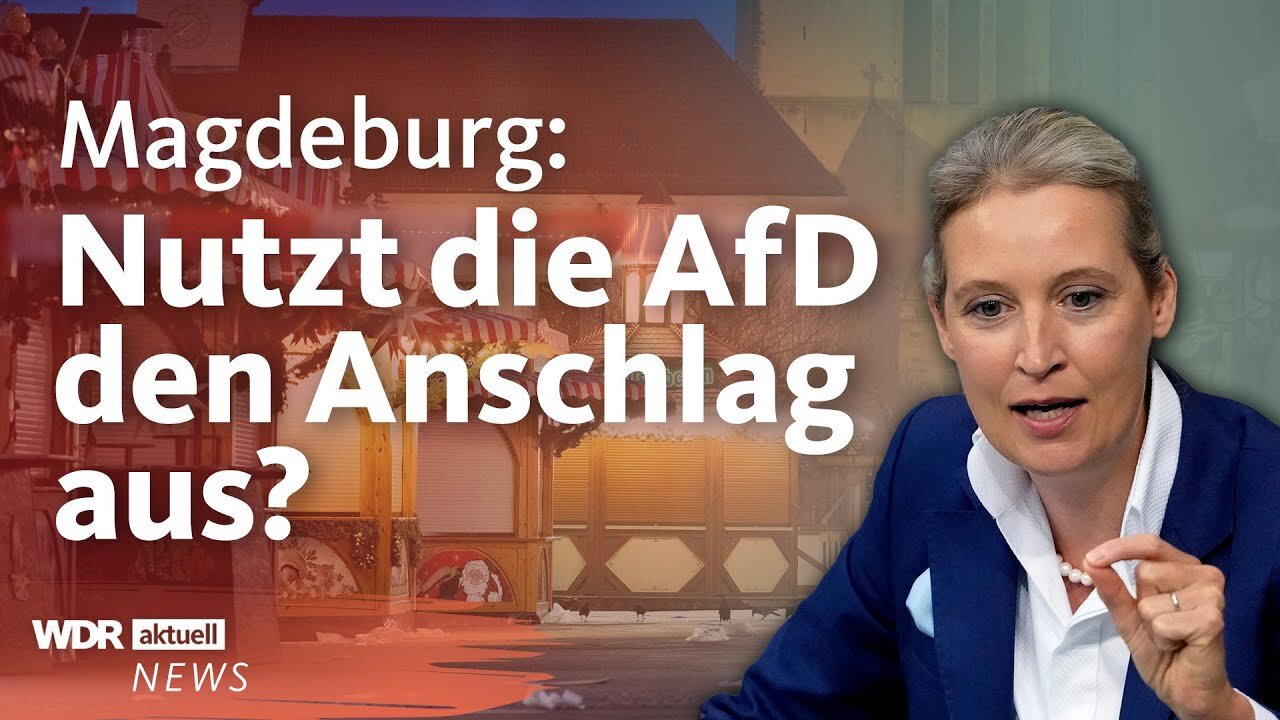 Nach Anschlag auf Weihnachtsmarkt: AfD-Demo in Magdeburg | WDR aktuell