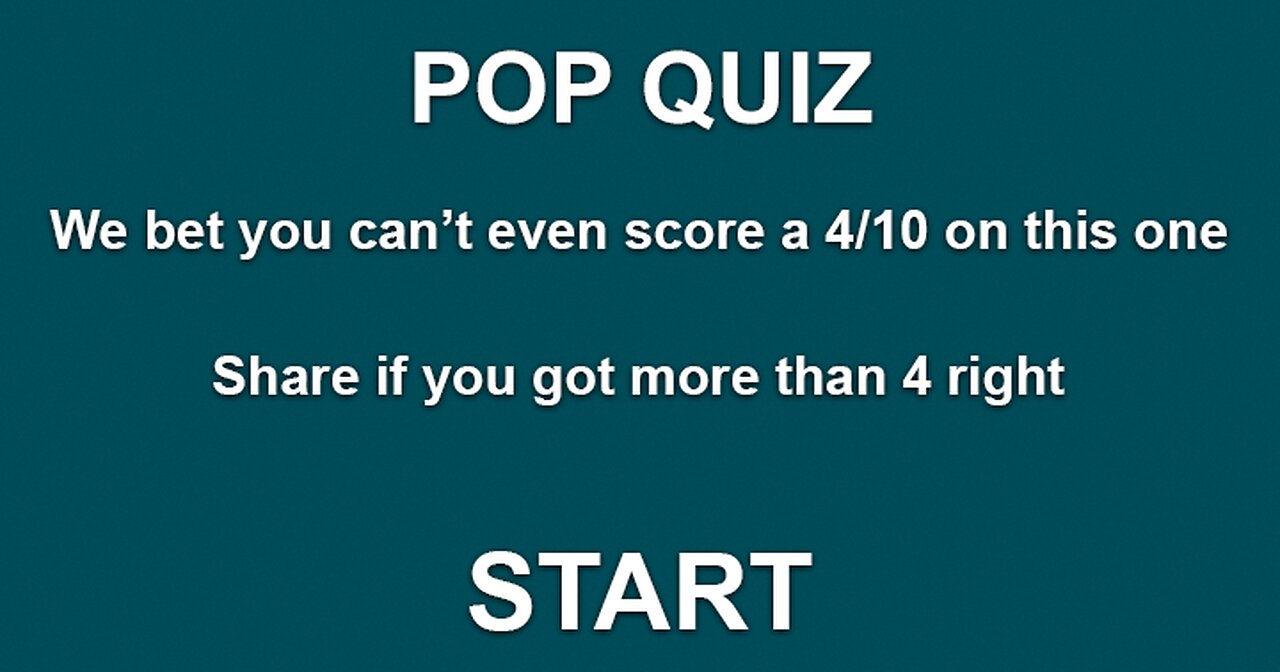 Ultimate pop music quiz. Can you answer more than 5 correctly?