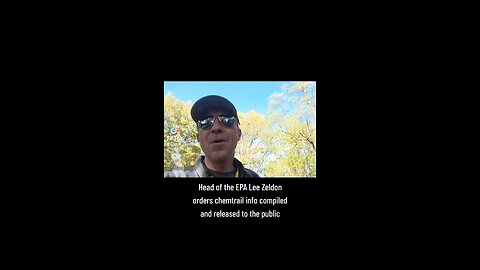 Head Of The EPA Lee Zeldon Orders Chemtrail Info To Be Released To The Public