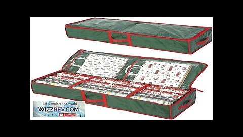 Sattiyrch Underbed Gift Wrap OrganizerGift Wrapping Paper Storage ContainerHolds up to 20 Review