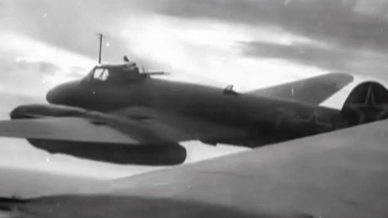 Soviet Petlyakov Pe-2 bombers in action during WWII