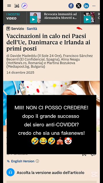 la notizia del giorno