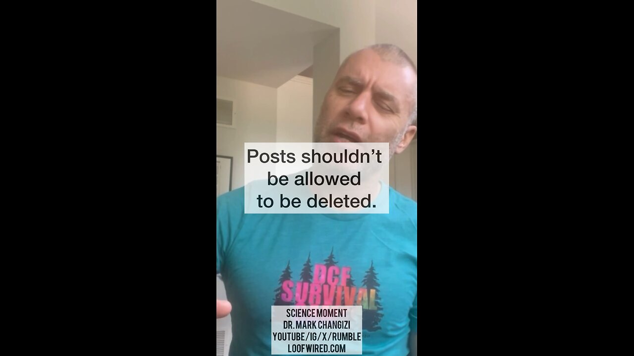 Posts shouldn’t be allowed to be deleted.