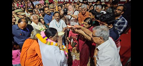 Sadguru Mata Amritanandamayi Devi arraived at Kaimanam Brahmasthanam l Thiruvananthapuram l Kerala