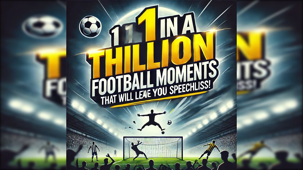 1 in a Trillion Football Moments That Will Leave You Speechless!