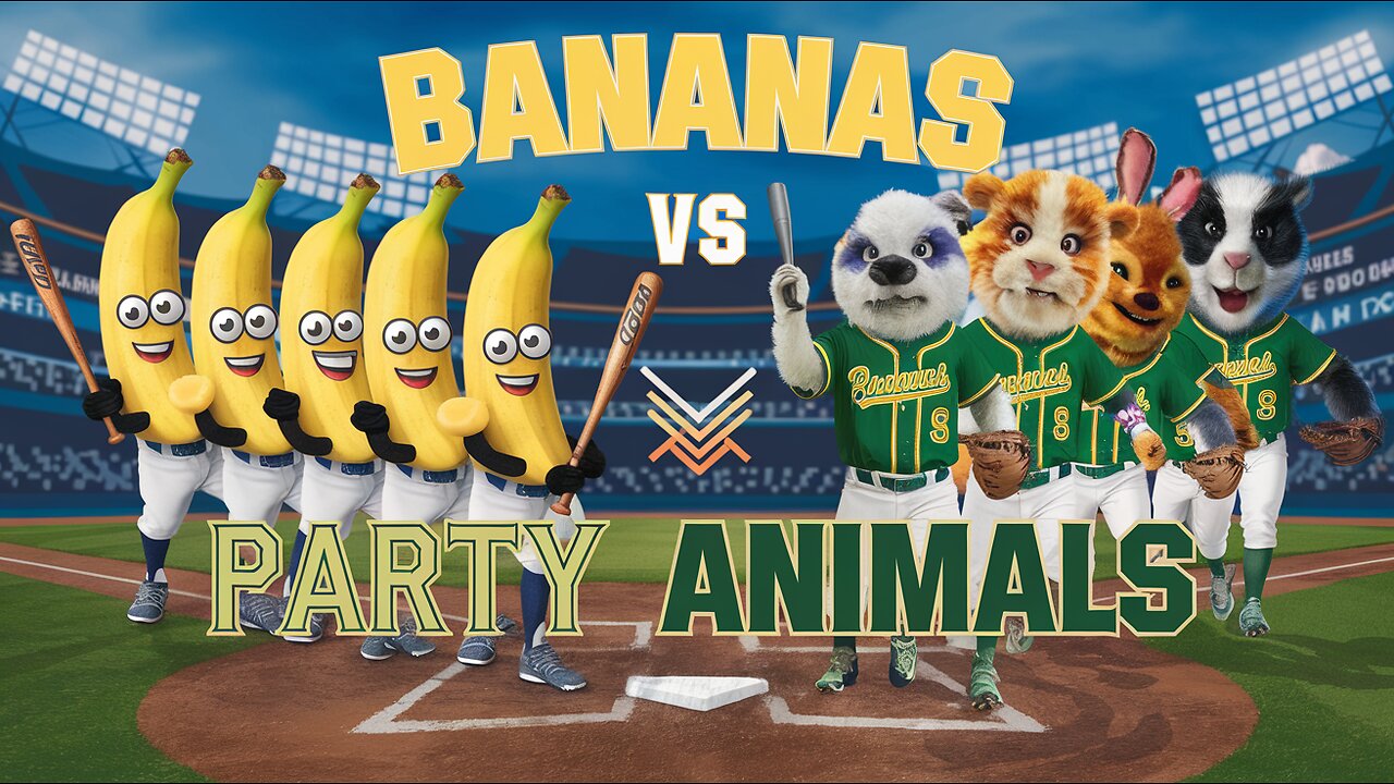 Savannah Bananas vs Party Animals (Full Baseball Game)