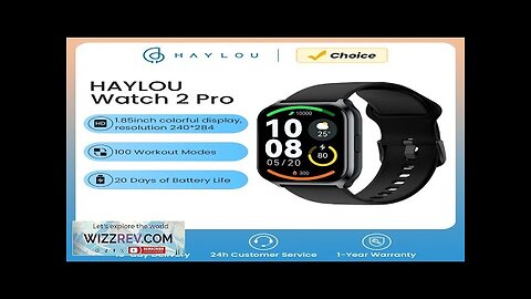 HAYLOU Watch 2 Pro (LS02 Pro) Smart Watch 1.85'' HD Display SpO2 Review