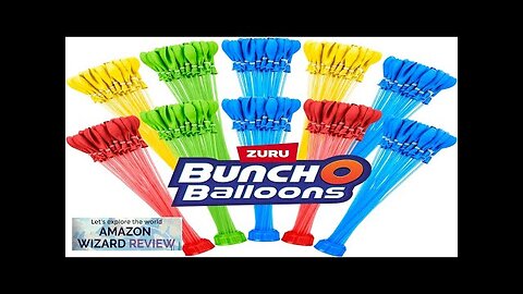 Bunch O Balloons Multi-Colored (10 Bunches) by ZURU 350+ Rapid-Filling Self-Sealing Instant Review